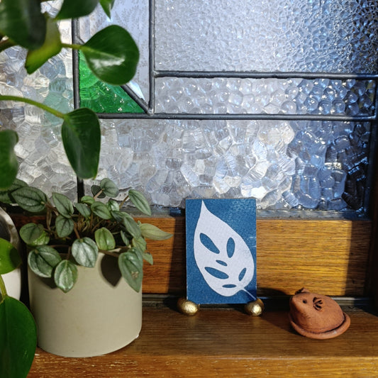 Cyanotype of a leaf